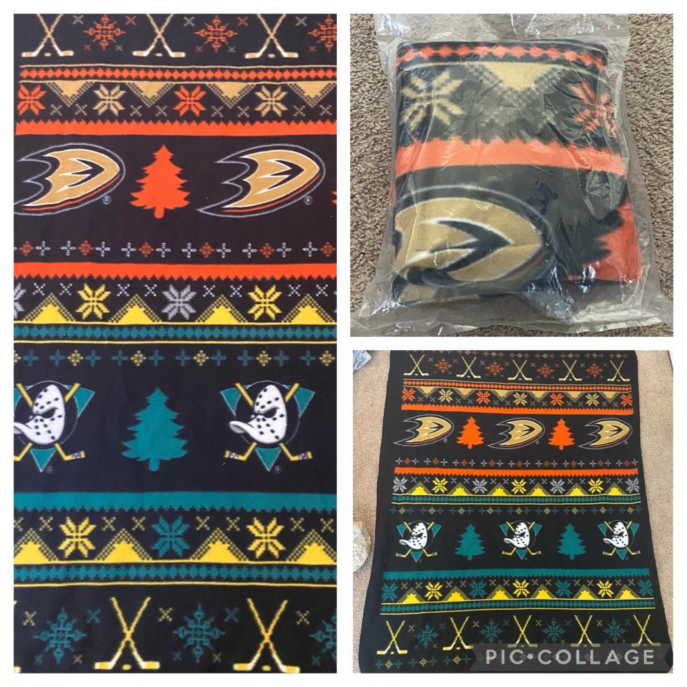 NEW Anaheim Ducks Blanket Mighty Ducks UNOPENED Sealed